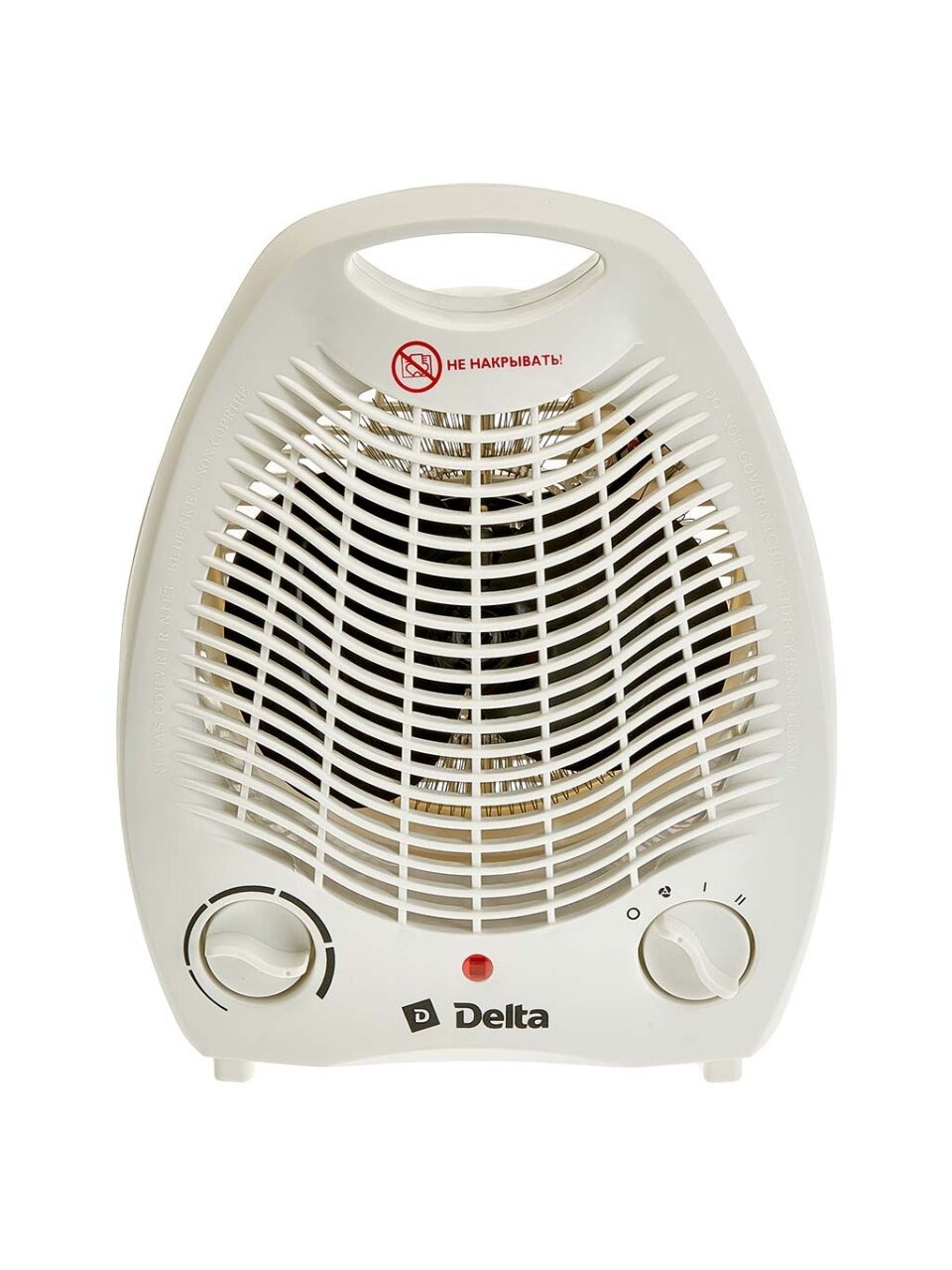 Тепловентилятор Delta D-608 напольный 2кВи 20м2 спиральный белый 518826