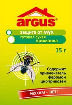 Приманка гранулы от мух (инсектицид) пакет 15г Argus 26983