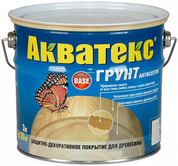 Акватекс грунт-антисептик 2,7л